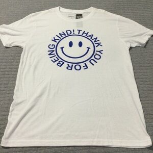 The Phluid Project White Thank You For Being Kind Men’s Graphic Tee Size M